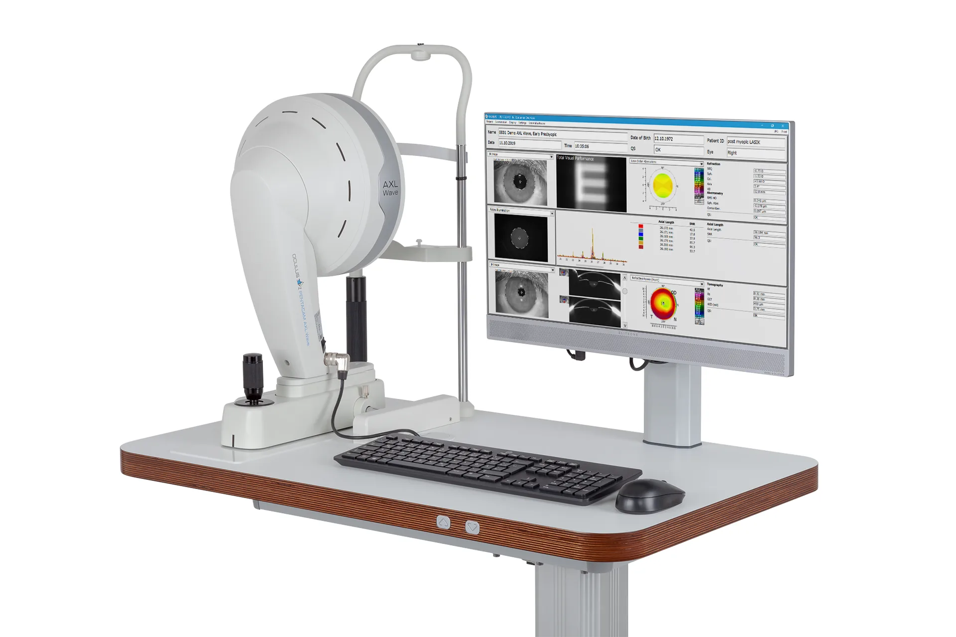 Pentacam AXL — equipamento oftalmológico Drudi e Almeida
