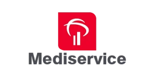 Logotipo do convênio Mediservice — aceito na Drudi e Almeida Oftalmologia